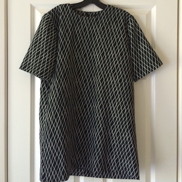 B&W Mod Shift Dress