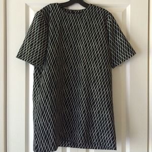 B&W Mod Shift Dress
