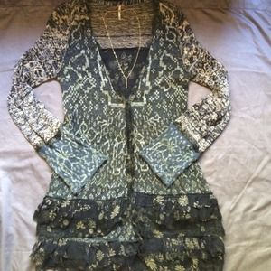 Free People Ruffled Sweater