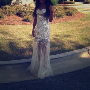 Cinderellas closet rhinestone dress