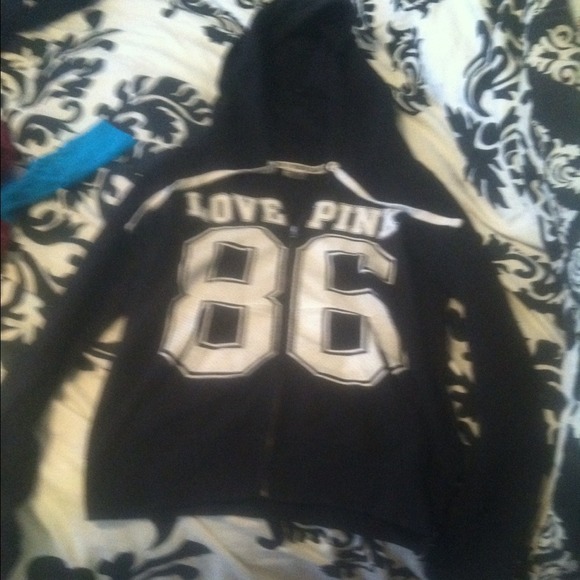 Brand new Victorias Secret PINK black hoodie