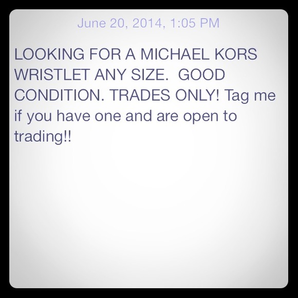 Mk Michael kors. IN SEARCH OF. WANTED.