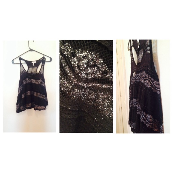 New condition black/silver top