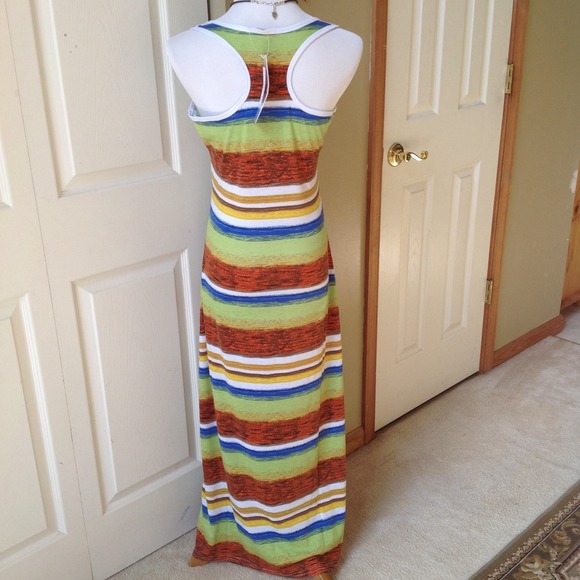 Green Multi Maxi Dress - Picture 3 of 4