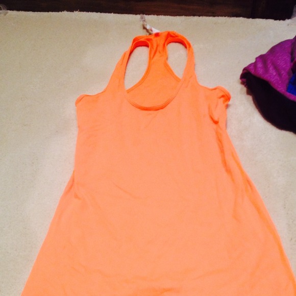 Orange lulu top
