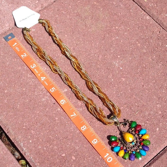 Gorgeous Peacock Necklace❌SOLD❌ - Picture 3 of 4