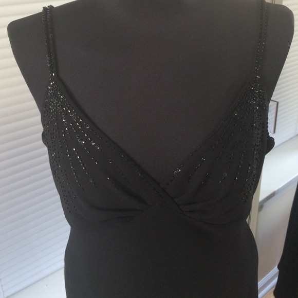 💥BOGO💥 Black beaded gown