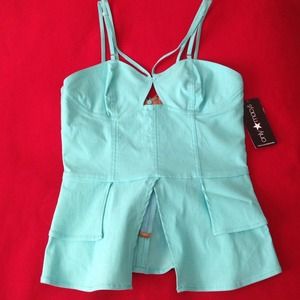 Sexy Aqua top