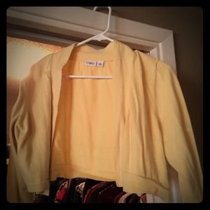 Yellow sweater
