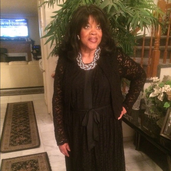 Black lace dress by Alfani 👗NEW👗Reduced🌹 - Picture 3 of 4