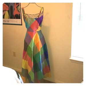 Liz Claiborne Dresses & Skirts - Rainbow sun dress Liz Claiborne Dresses & Skirts - Rainbow sun dress