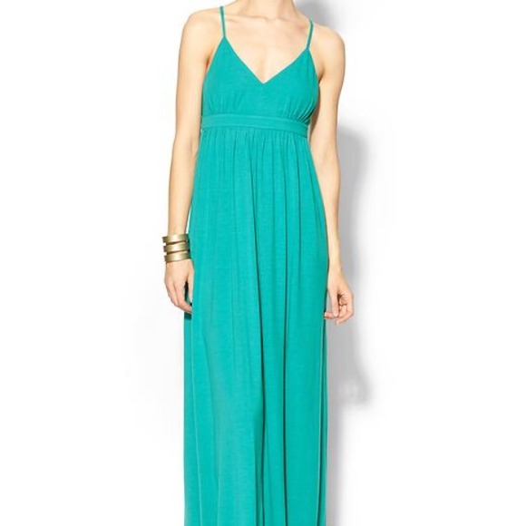 Ark & Co. Dresses & Skirts - Teal Tie Back Knit Maxi by Ark & Co. Ark & Co. Dresses & Skirts - Teal Tie Back Knit Maxi by Ark & Co.