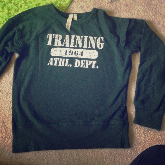 A green pullover