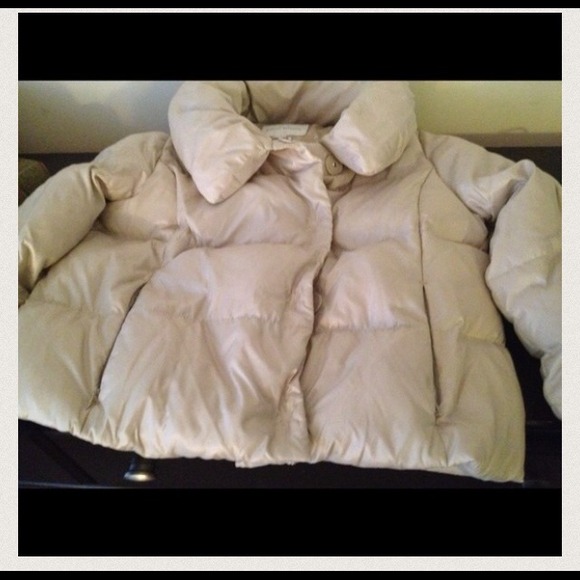 Banana Republic Cream Down Jacket