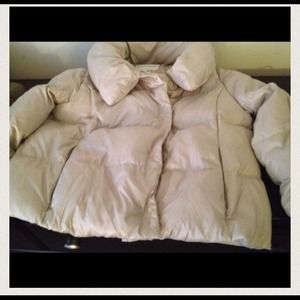 Banana Republic Cream Down Jacket