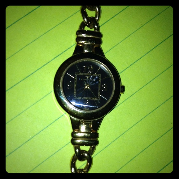 Truan gold tone ladies watch