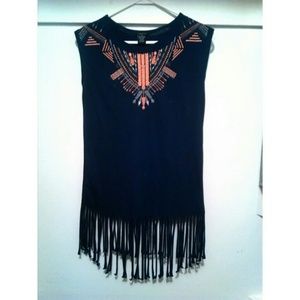 Aztec tribal tunic dress