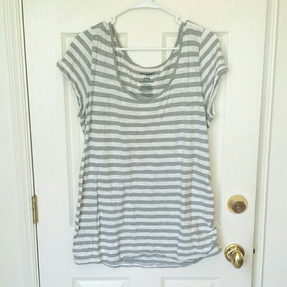 Striped maternity tee
