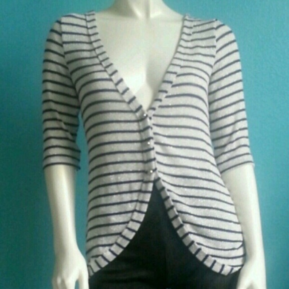 Lightweight Striped Cardigan