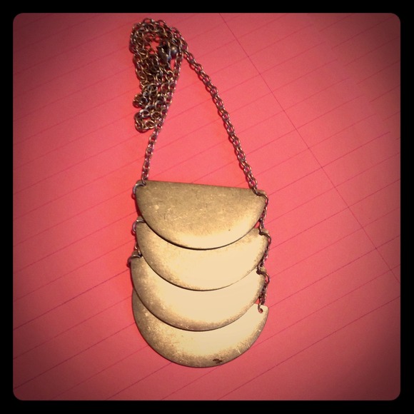 Danny chic layered silver tone necklace