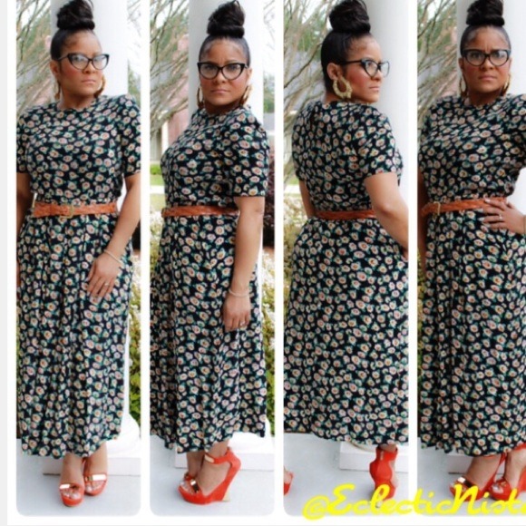 Sunflower vintage skirt set