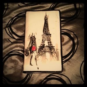 Girl in Paris wallet