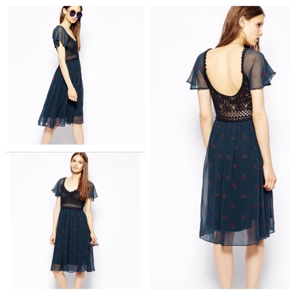 New w/ Tags Free People Wildflowers Dress