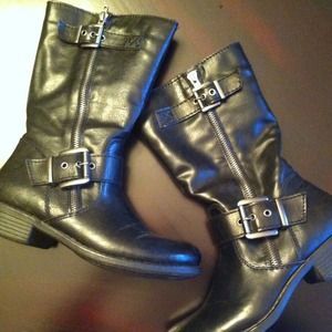💫Reduced💫 Black biker style boots