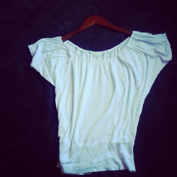 White flowing blouse