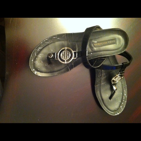 Black/silver sandal