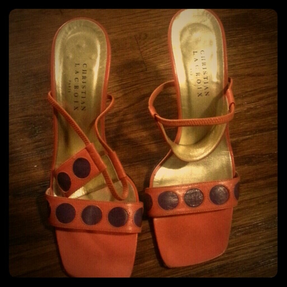 Gorgeous orange and purple Christian Lacroix