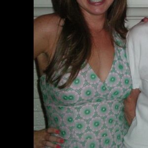 pink and green Lilly halter dress