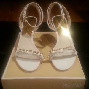 Michael kors studded ankle strap sandal