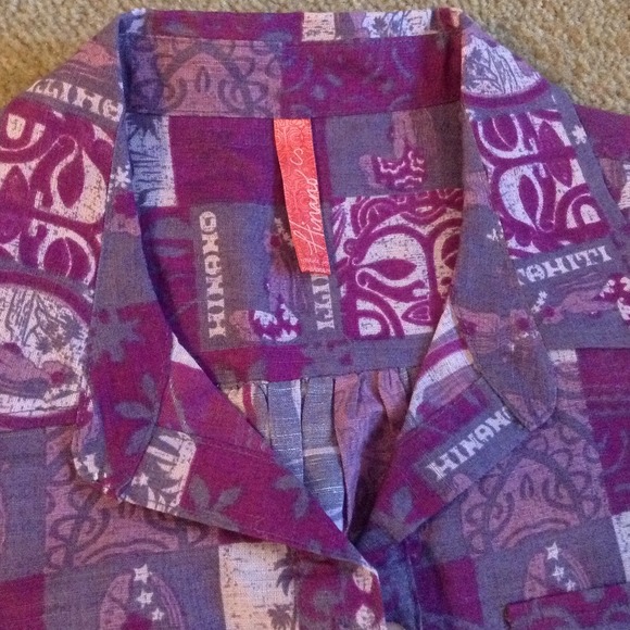 Retro Hinano Tahiti wahine button up 😎🌺 - Picture 2 of 4