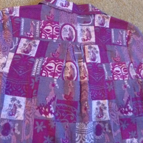 Retro Hinano Tahiti wahine button up 😎🌺 - Picture 4 of 4