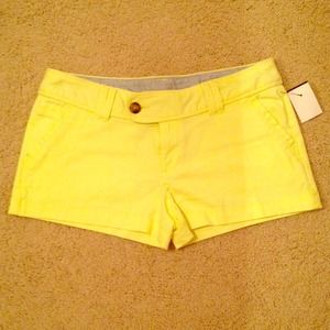 New Neon Yellow Shorties