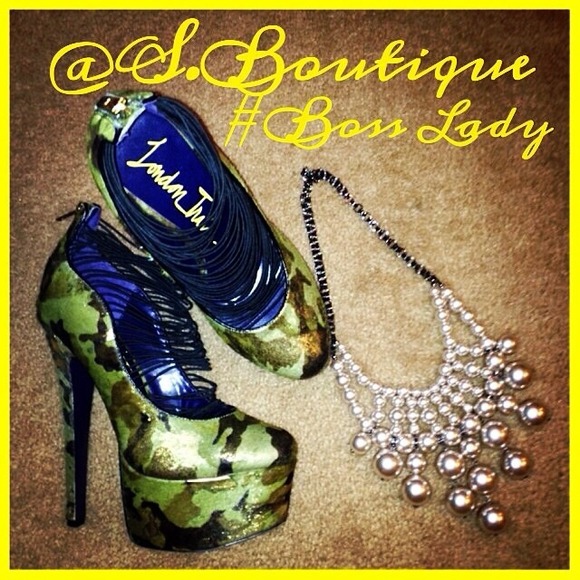 "LONDON TRASH" Ceres Camo Platform Pump - Picture 4 of 4