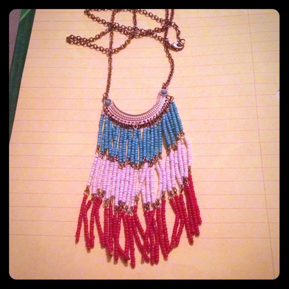 Native love necklace beaded