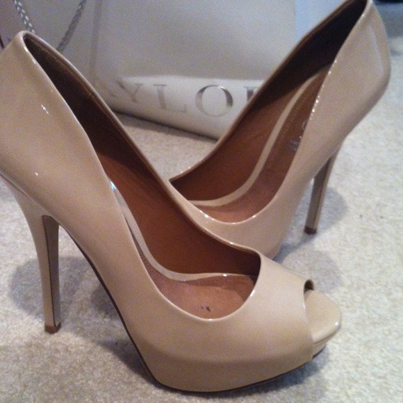 Nude Platform Heels