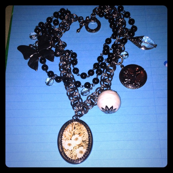 Wow multi layer charm necklace from macys