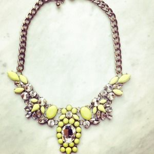 Yellow neon necklaces