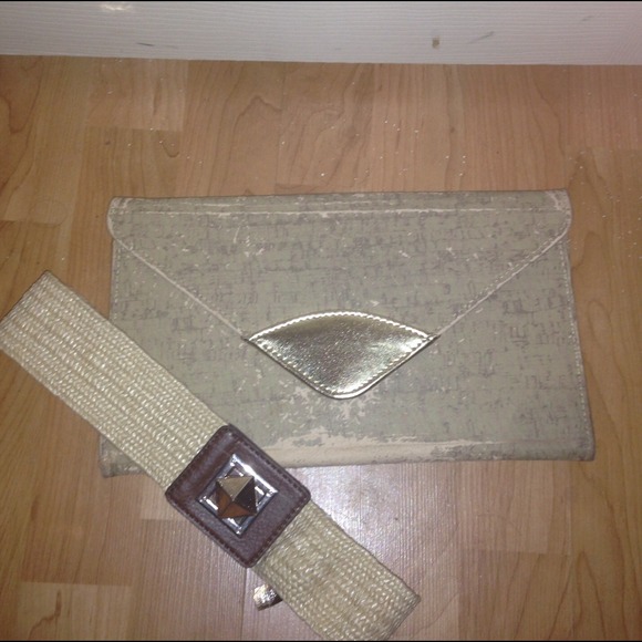 ⛔️Partial Trade⛔️ Bundled clutch and belt