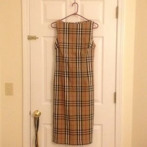 Burberry style dress