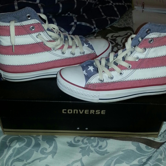 American flag converse