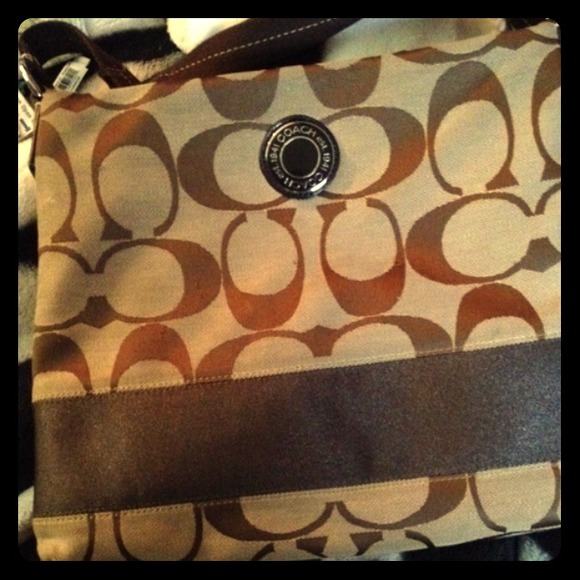 Coach large crossbody matching wallet