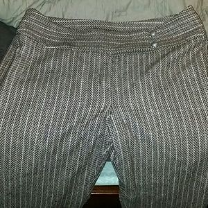 *Bundle* Wide Leg Pant & Faux Leather Peach Jacket