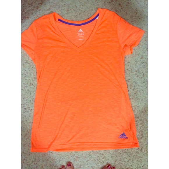 Brand New Orange ADIDAS V-neck L $19 OBO