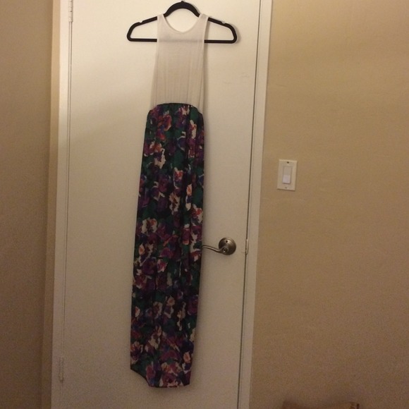 Hi low floral dress