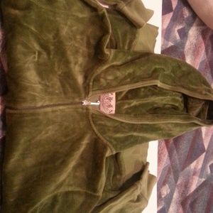 Juicy couture velour jacket size medium
