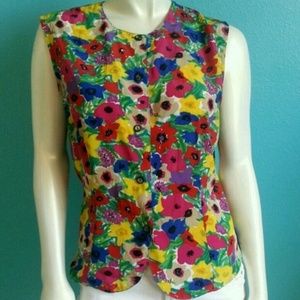 Lord and Taylor Sleeveless Blouse